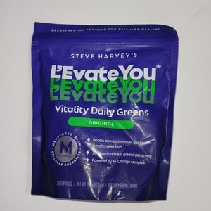Steve Harvey's L'Evate You Vitality Daily Greens Original 28 Srv. EXP 7/25